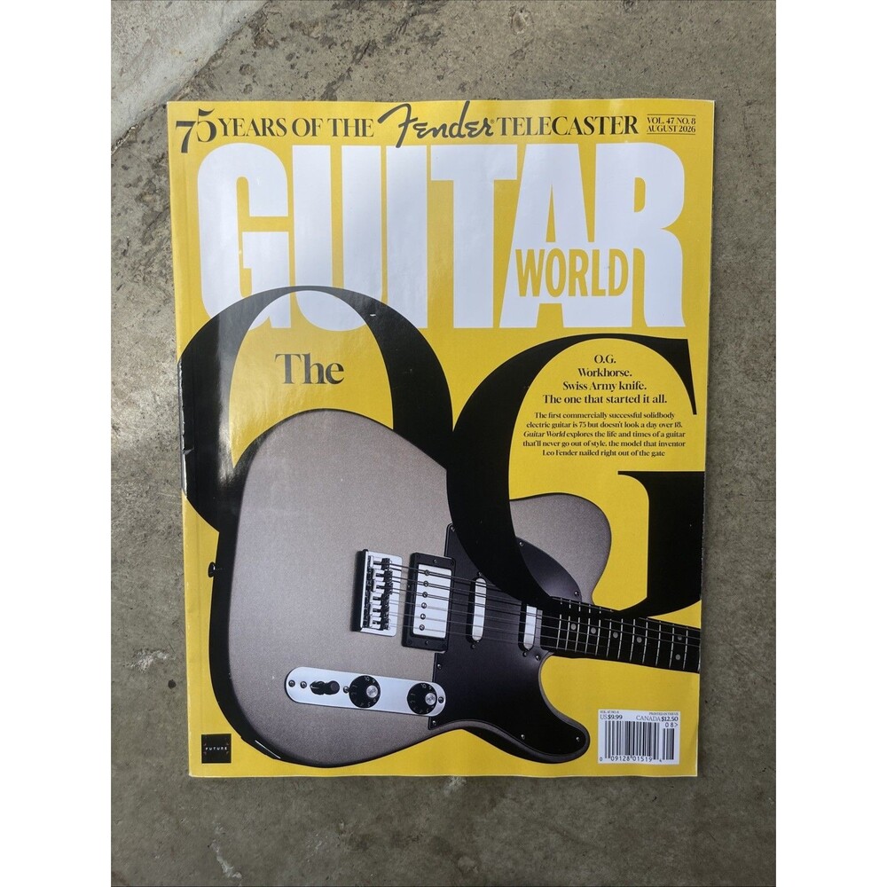 Guitar World Magazine  Issue 8 August 2026  75 Years of the Fender